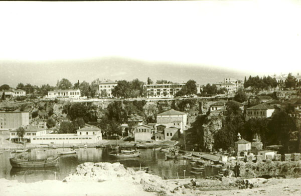 Antalyanın Tarihçesi — Antalya İskelesinin Eski Hali